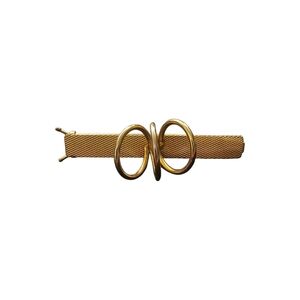 vintage gold-tone Swiril barrette Hair Clip